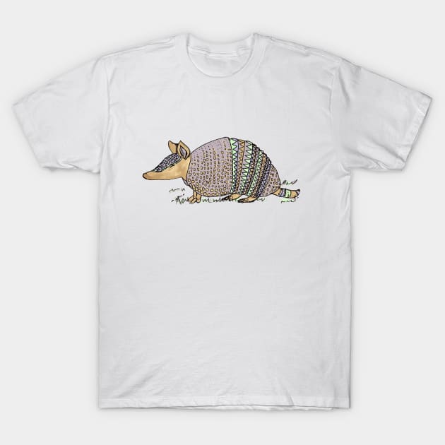 Armadillo T-Shirt by LauraKatMax